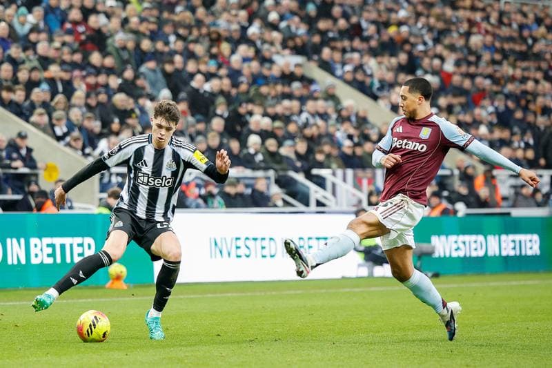 Football. Premier League. Newcastle United - Aston Villa. 25.01.2026