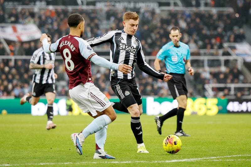 Football. Premier League. Newcastle United - Aston Villa. 25.01.2026
