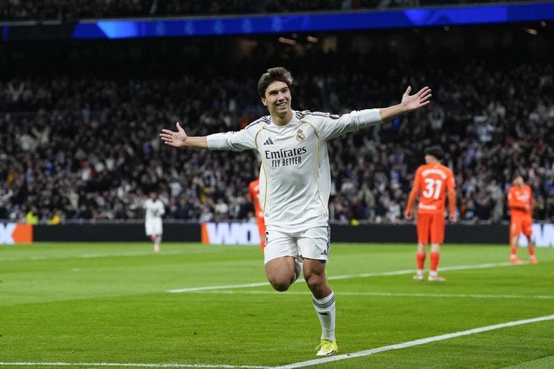 Football. La Liga. Real Madrid - Real Sociedad. 14.02.2026