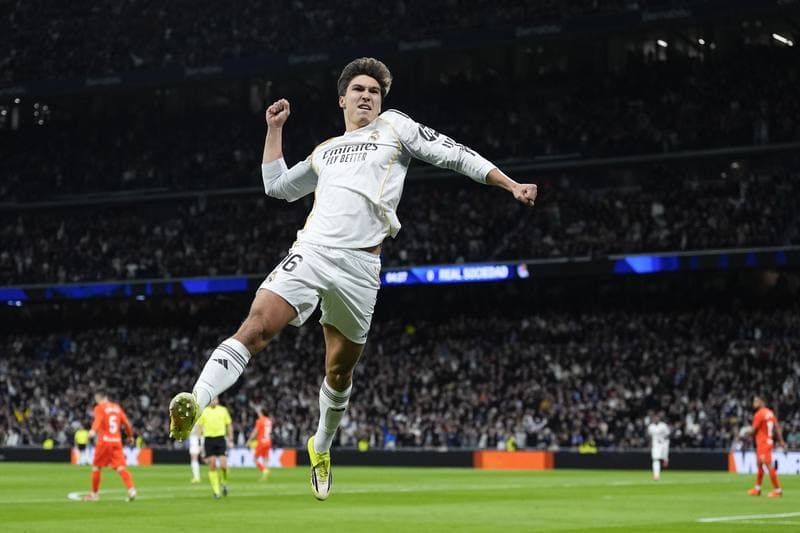Football. La Liga. Real Madrid - Real Sociedad. 14.02.2026