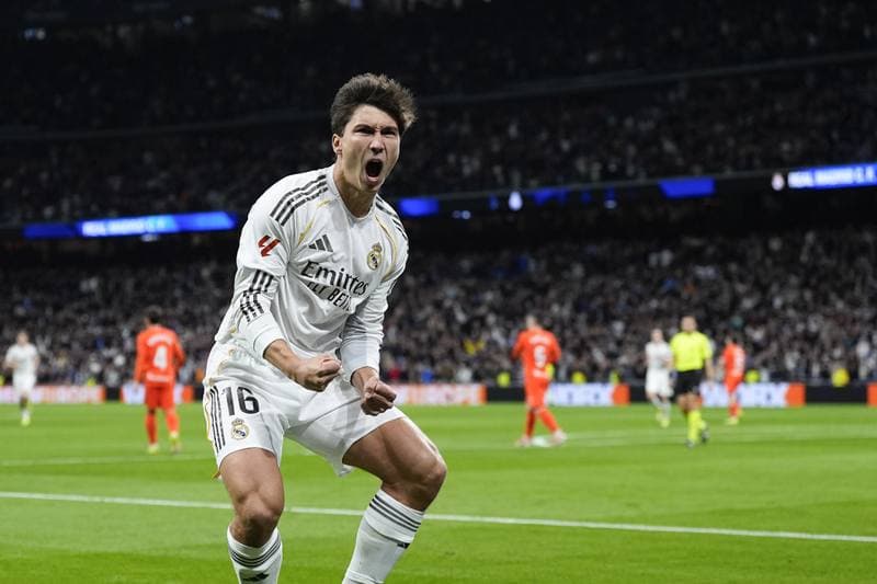 Football. La Liga. Real Madrid - Real Sociedad. 14.02.2026