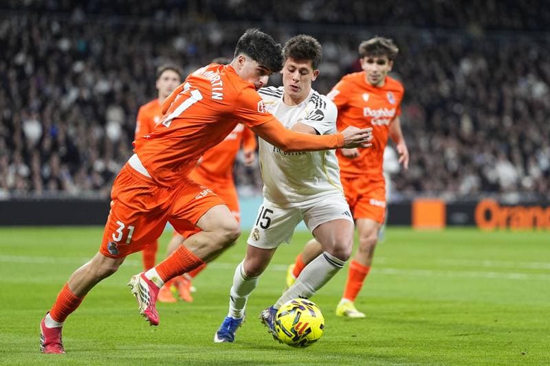 Football. La Liga. Real Madrid - Real Sociedad. 14.02.2026