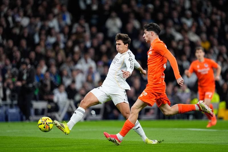 Football. La Liga. Real Madrid - Real Sociedad. 14.02.2026