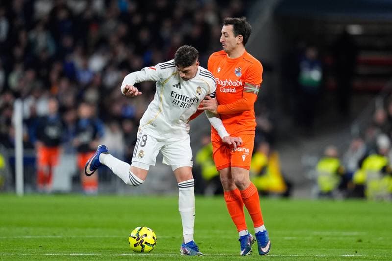 Football. La Liga. Real Madrid - Real Sociedad. 14.02.2026