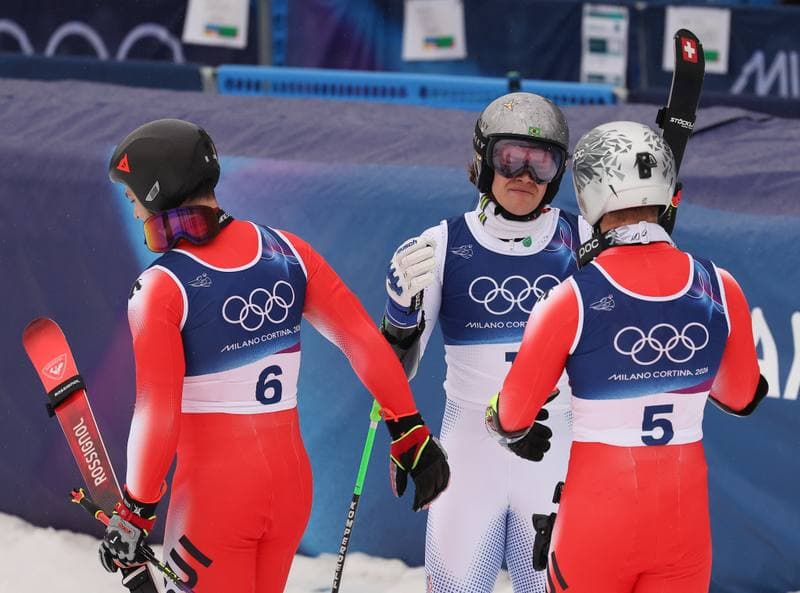 Alpine Skiing. Milano Cortina 2026. Men's Giant Slalom. 12.02.2026