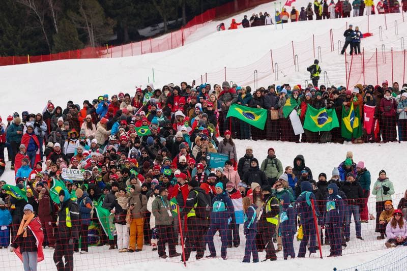 Alpine Skiing. Milano Cortina 2026. Men's Giant Slalom. 12.02.2026