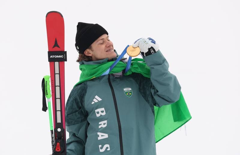 Alpine Skiing. Milano Cortina 2026. Men's Giant Slalom. 12.02.2026