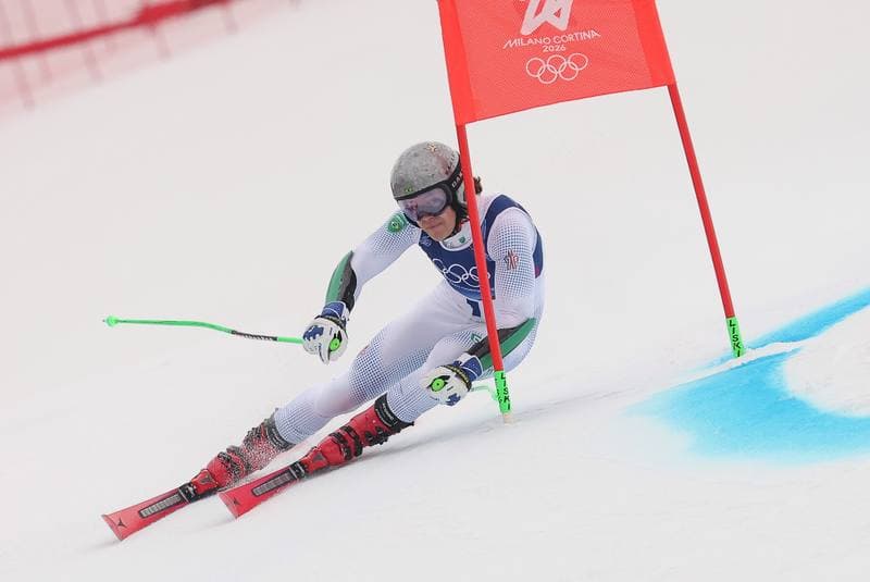 Alpine Skiing. Milano Cortina 2026. Men's Giant Slalom. 12.02.2026