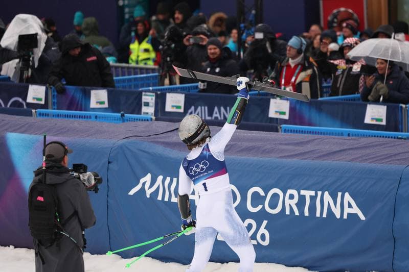 Alpine Skiing. Milano Cortina 2026. Men's Giant Slalom. 12.02.2026
