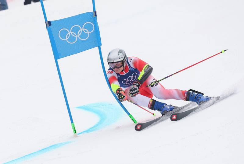 Alpine Skiing. Milano Cortina 2026. Men's Giant Slalom. 12.02.2026