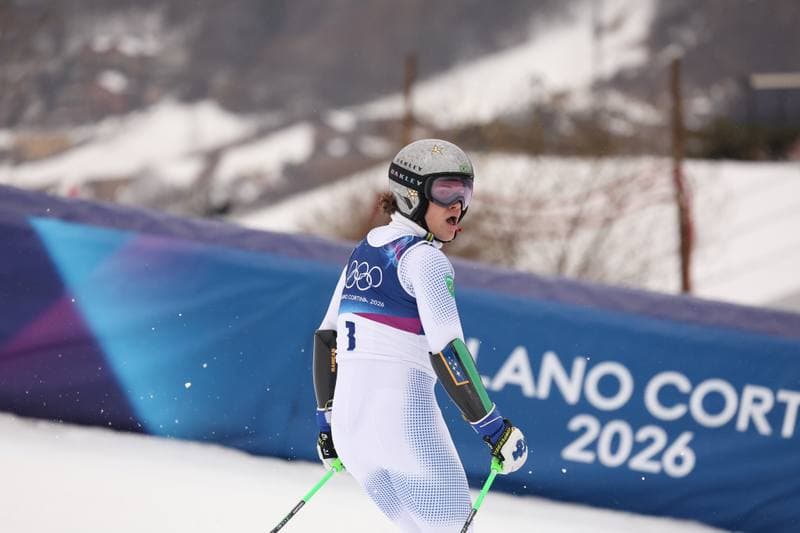 Alpine Skiing. Milano Cortina 2026. Men's Giant Slalom. 12.02.2026
