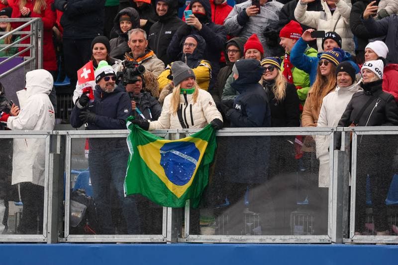 Alpine Skiing. Milano Cortina 2026. Men's Giant Slalom. 12.02.2026