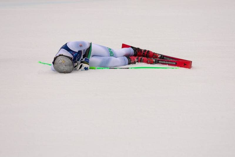 Alpine Skiing. Milano Cortina 2026. Men's Giant Slalom. 12.02.2026