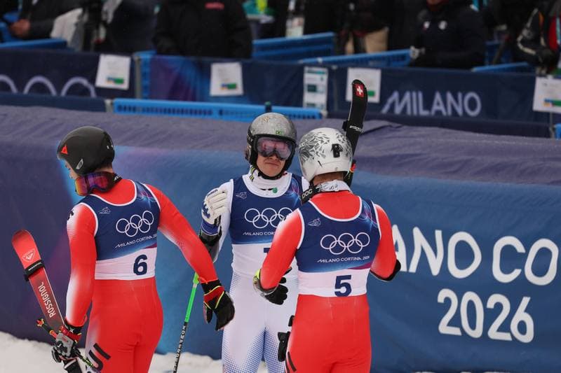 Alpine Skiing. Milano Cortina 2026. Men's Giant Slalom. 12.02.2026