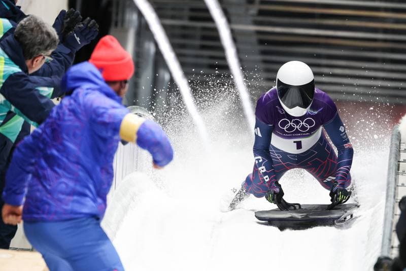 Skeleton. XXV Olympic Winter Games. Day 1. 13.02.2026