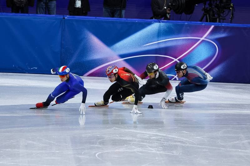Short Track Speed Skating. Olympic Winter Games Milano-Cortina 2026. Men's 1000m Finals. 12.02.2026