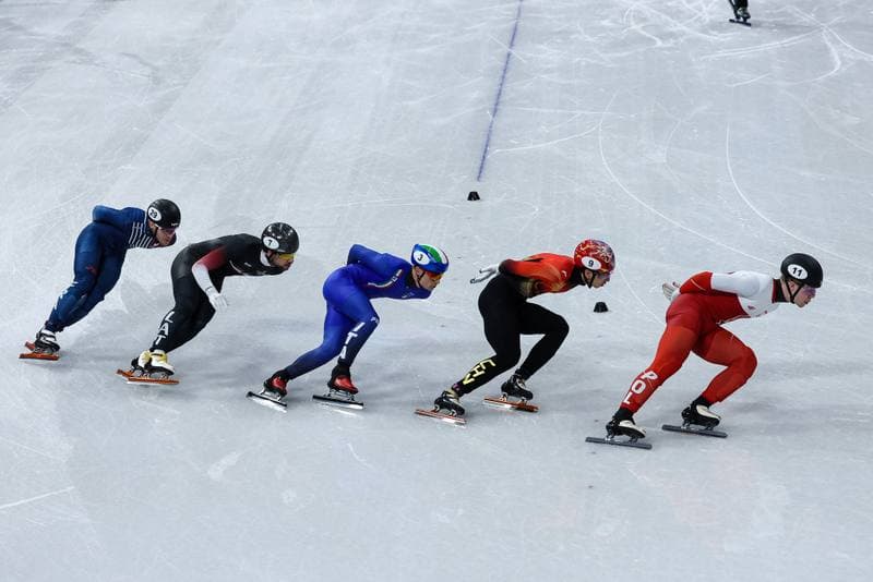 Short Track Speed Skating. Olympic Winter Games Milano-Cortina 2026. Men's 1000m Finals. 12.02.2026
