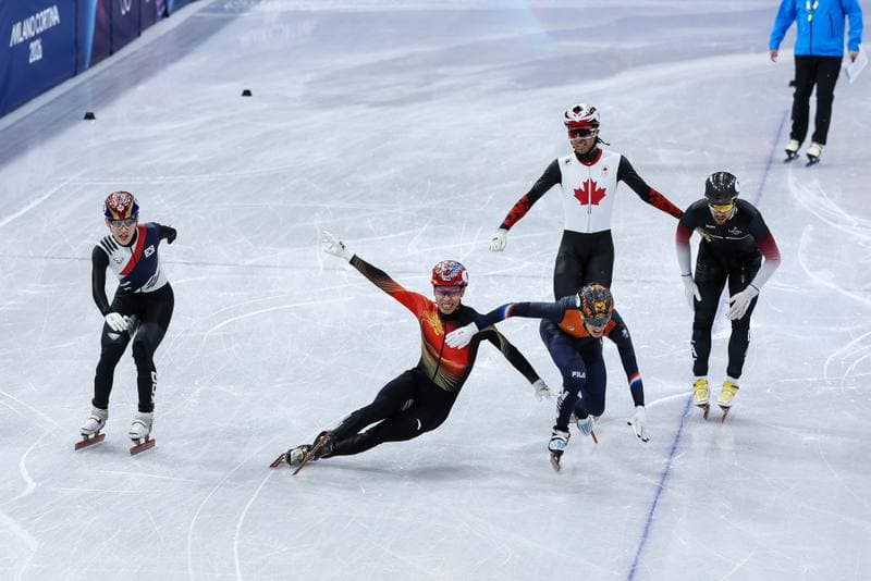 Short Track Speed Skating. Olympic Winter Games Milano-Cortina 2026. Men's 1000m Finals. 12.02.2026