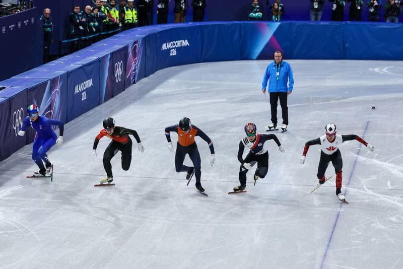 Short Track Speed Skating. Olympic Winter Games Milano-Cortina 2026. Men's 1000m Finals. 12.02.2026