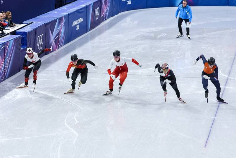 Short Track Speed Skating. Olympic Winter Games Milano-Cortina 2026. Men's 1000m Finals. 12.02.2026