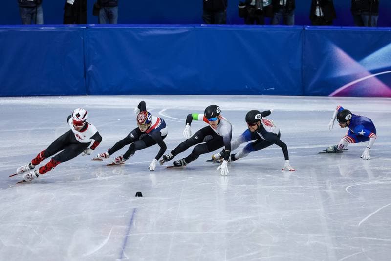 Short Track Speed Skating. Olympic Winter Games Milano-Cortina 2026. Men's 1000m Finals. 12.02.2026