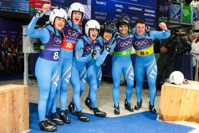 Luge. Olympic Winter Games Milano-Cortina 2026. Team Relay. 12.02.2026