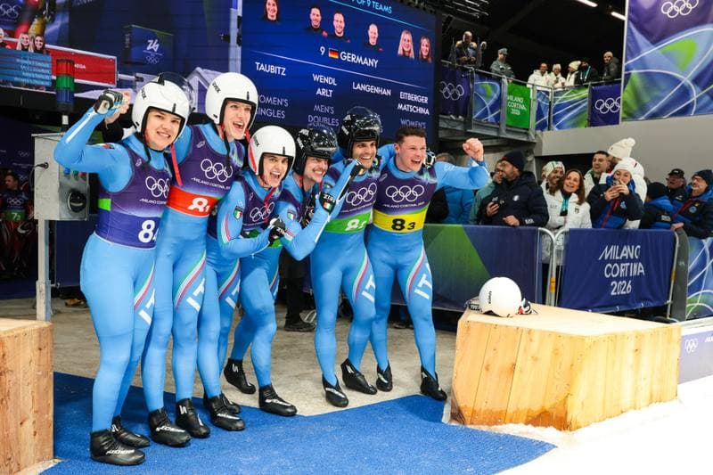 Luge. Olympic Winter Games Milano-Cortina 2026. Team Relay. 12.02.2026