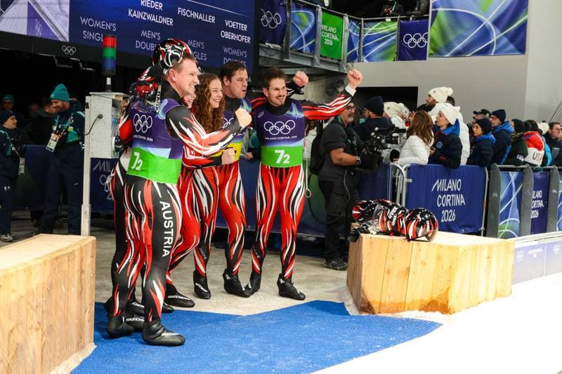 Luge. Olympic Winter Games Milano-Cortina 2026. Team Relay. 12.02.2026