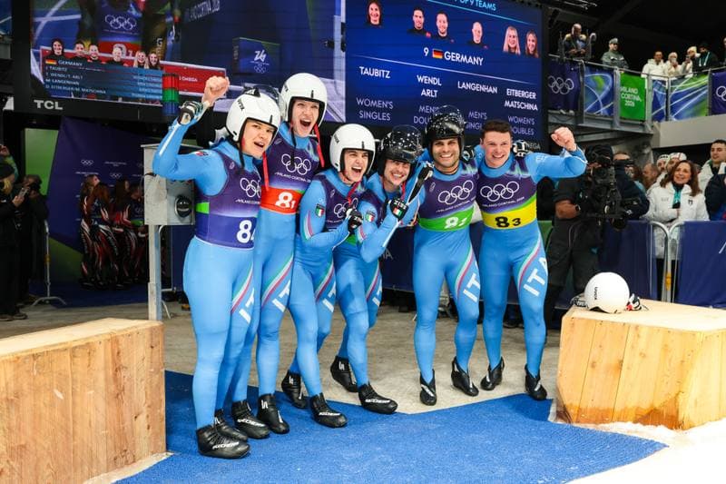 Luge. Olympic Winter Games Milano-Cortina 2026. Team Relay. 12.02.2026