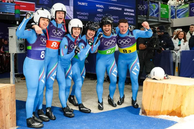 Luge. Olympic Winter Games Milano-Cortina 2026. Team Relay. 12.02.2026