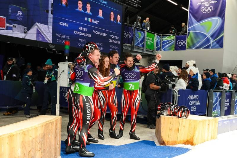 Luge. Olympic Winter Games Milano-Cortina 2026. Team Relay. 12.02.2026