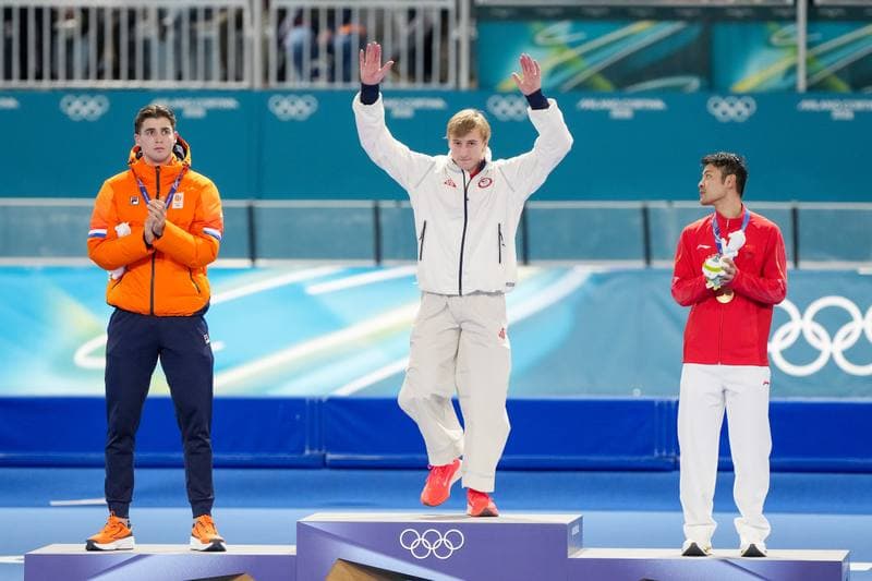 Speed Skating. Olympic Winter Games Milano Cortina 2026. Medal Ceremony. 11.02.2026