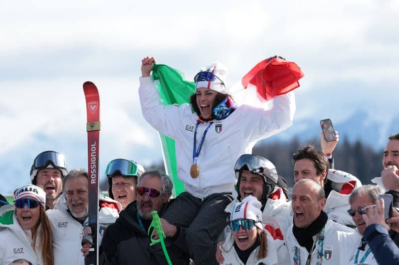 Alpine Skiing. Olympic Winter Games Milano-Cortina 2026. Women's Super-G. 12.02.2026