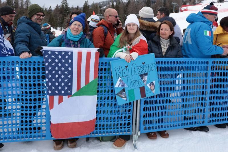 Alpine Skiing. Olympic Winter Games Milano-Cortina 2026. Women's Super-G. 12.02.2026