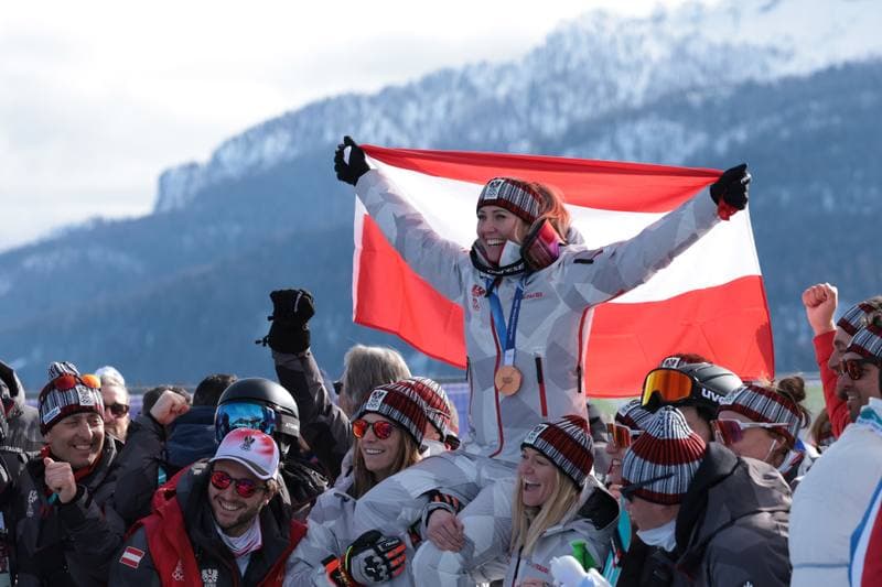 Alpine Skiing. Olympic Winter Games Milano-Cortina 2026. Women's Super-G. 12.02.2026