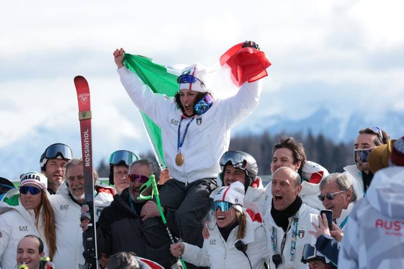 Alpine Skiing. Olympic Winter Games Milano-Cortina 2026. Women's Super-G. 12.02.2026