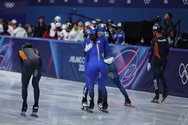 Short Track Speed Skating. Olympic Winter Games Milano-Cortina 2026. Mixed Team Relay Finals. 10.02.2026