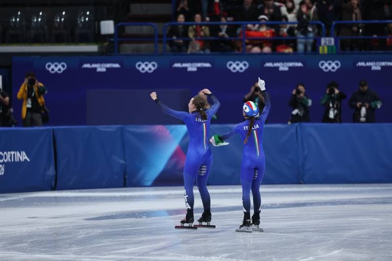 Short Track Speed Skating. Olympic Winter Games Milano-Cortina 2026. Mixed Team Relay Finals. 10.02.2026