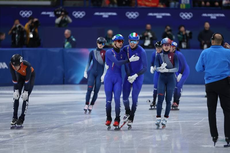 Short Track Speed Skating. Olympic Winter Games Milano-Cortina 2026. Mixed Team Relay Finals. 10.02.2026