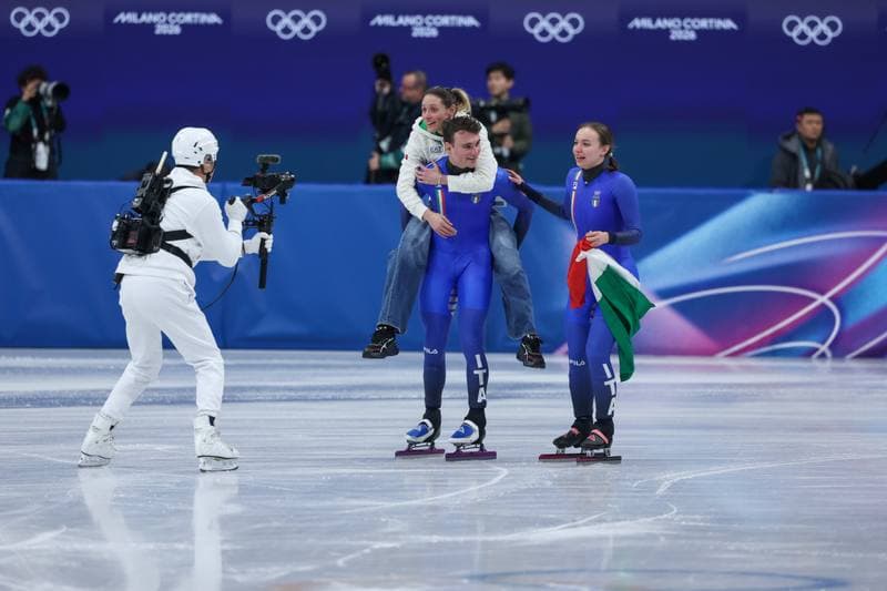 Short Track Speed Skating. Olympic Winter Games Milano-Cortina 2026. Mixed Team Relay Finals. 10.02.2026