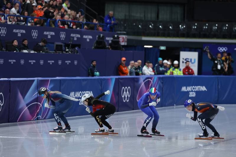 Short Track Speed Skating. Olympic Winter Games Milano-Cortina 2026. Mixed Team Relay Finals. 10.02.2026