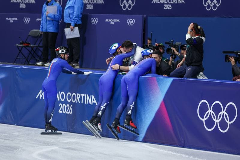 Short Track Speed Skating. Olympic Winter Games Milano-Cortina 2026. Mixed Team Relay Finals. 10.02.2026