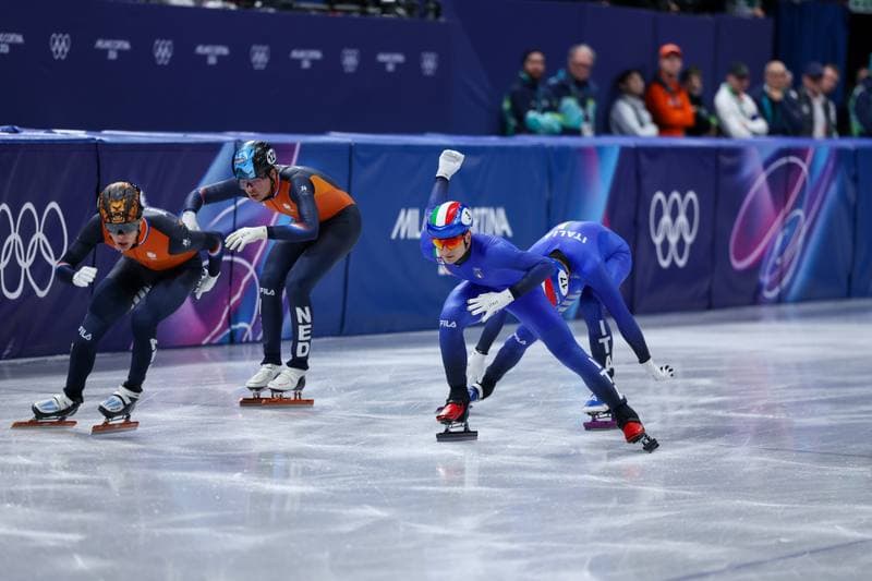 Short Track Speed Skating. Olympic Winter Games Milano-Cortina 2026. Mixed Team Relay Finals. 10.02.2026
