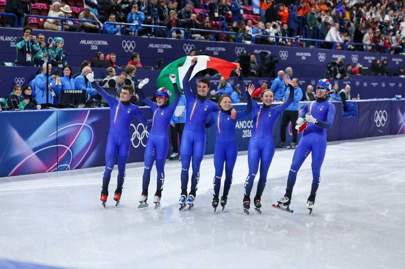 Short Track Speed Skating. Olympic Winter Games Milano-Cortina 2026. Mixed Team Relay Finals. 10.02.2026