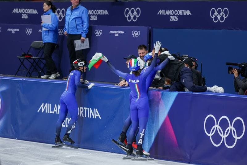 Short Track Speed Skating. Olympic Winter Games Milano-Cortina 2026. Mixed Team Relay Finals. 10.02.2026