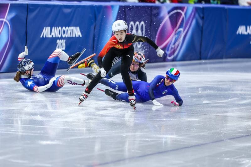 Short Track Speed Skating. Olympic Winter Games Milano-Cortina 2026. Mixed Team Relay Finals. 10.02.2026