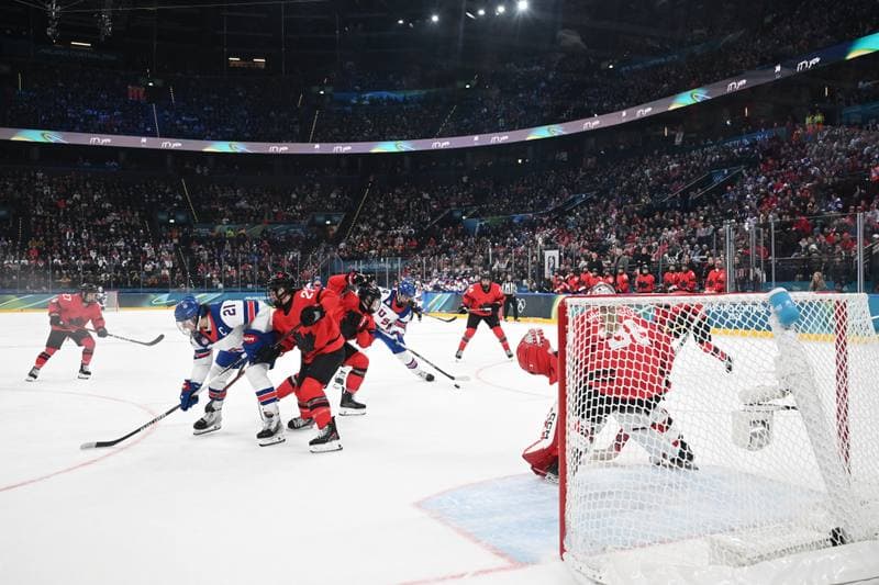 Ice Hockey. Olympic Winter Games Milano-Cortina 2026. Canada - USA. 10.02.2026