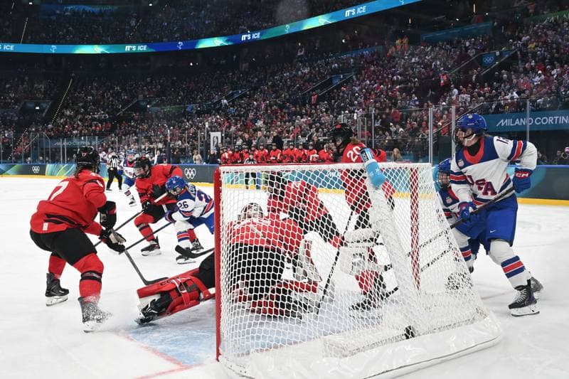 Ice Hockey. Olympic Winter Games Milano-Cortina 2026. Canada - USA. 10.02.2026