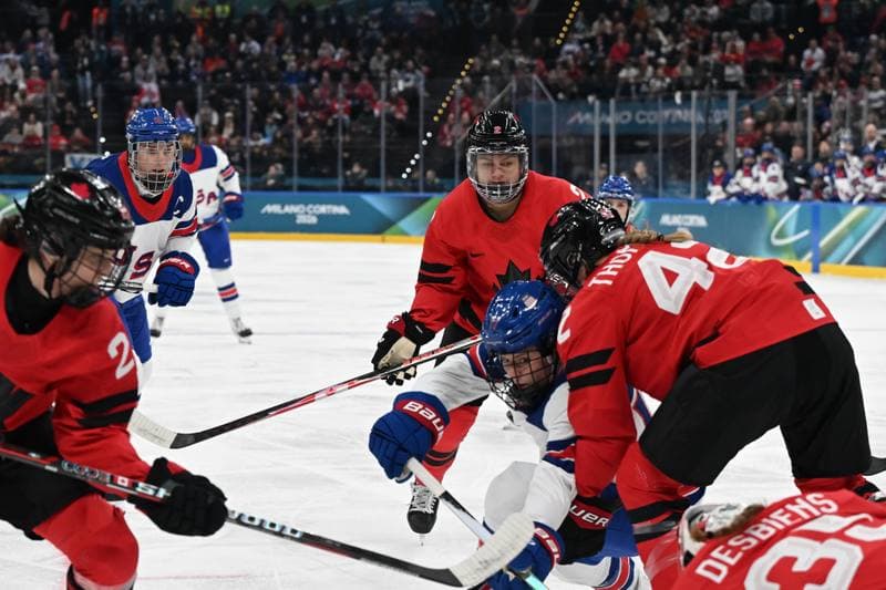 Ice Hockey. Olympic Winter Games Milano-Cortina 2026. Canada - USA. 10.02.2026