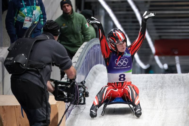 Luge. XXV Olympic Winter Games Milano-Cortina 2026. Women's Singles Final. 10.02.2026
